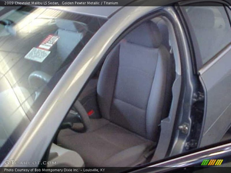 Golden Pewter Metallic / Titanium 2009 Chevrolet Malibu LS Sedan