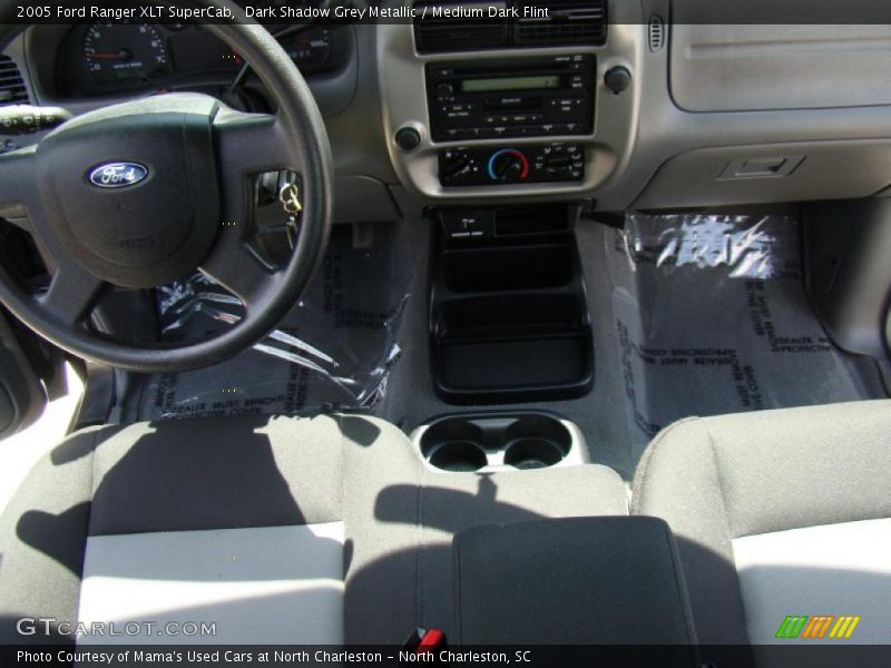 Dark Shadow Grey Metallic / Medium Dark Flint 2005 Ford Ranger XLT SuperCab