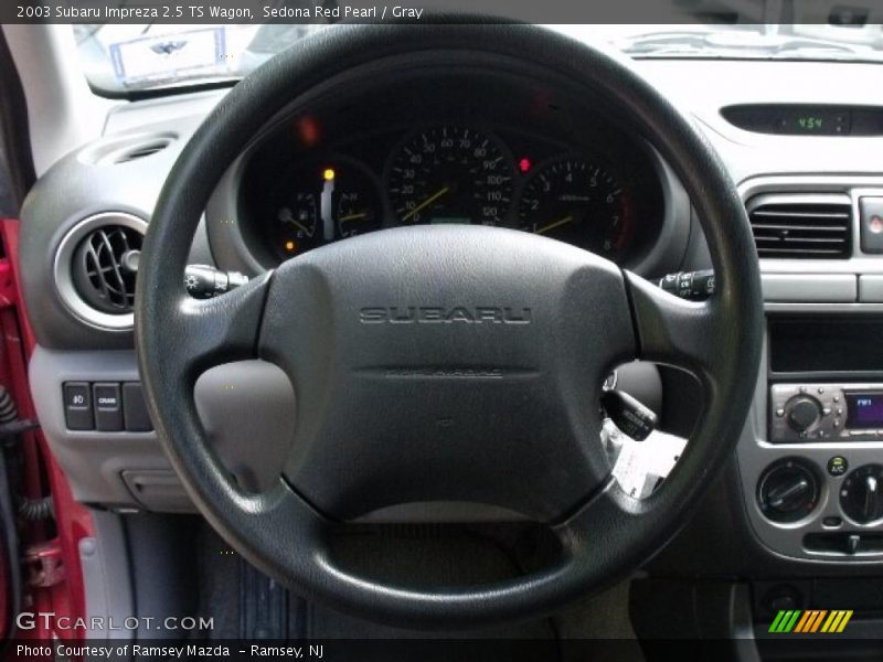 Sedona Red Pearl / Gray 2003 Subaru Impreza 2.5 TS Wagon