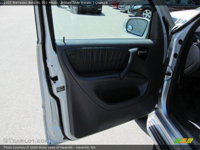 Brilliant Silver Metallic / Charcoal 2005 Mercedes-Benz ML 350 4Matic