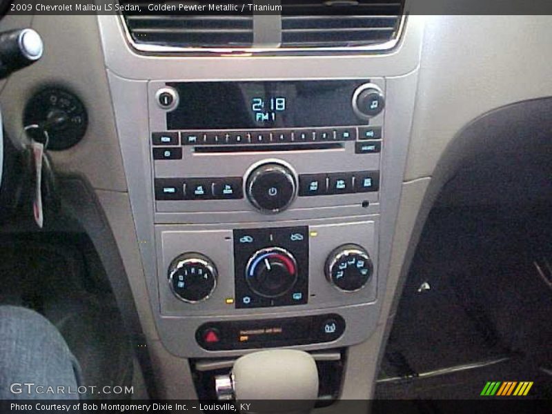 Golden Pewter Metallic / Titanium 2009 Chevrolet Malibu LS Sedan