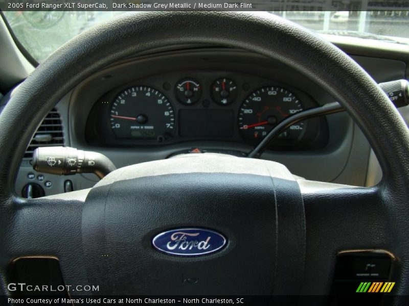 Dark Shadow Grey Metallic / Medium Dark Flint 2005 Ford Ranger XLT SuperCab