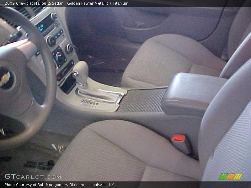 Golden Pewter Metallic / Titanium 2009 Chevrolet Malibu LS Sedan
