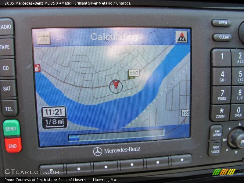 Brilliant Silver Metallic / Charcoal 2005 Mercedes-Benz ML 350 4Matic