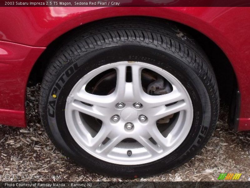 Sedona Red Pearl / Gray 2003 Subaru Impreza 2.5 TS Wagon