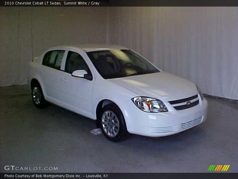 Summit White / Gray 2010 Chevrolet Cobalt LT Sedan