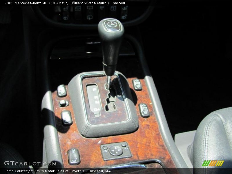 Brilliant Silver Metallic / Charcoal 2005 Mercedes-Benz ML 350 4Matic