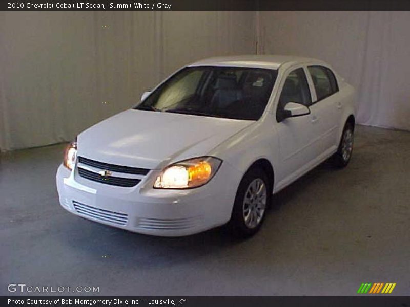 Summit White / Gray 2010 Chevrolet Cobalt LT Sedan