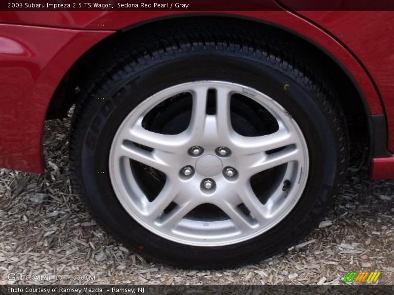Sedona Red Pearl / Gray 2003 Subaru Impreza 2.5 TS Wagon