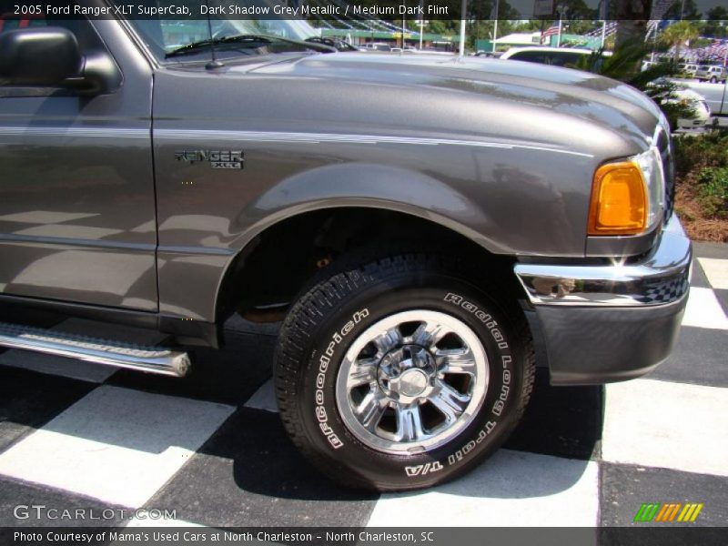 Dark Shadow Grey Metallic / Medium Dark Flint 2005 Ford Ranger XLT SuperCab