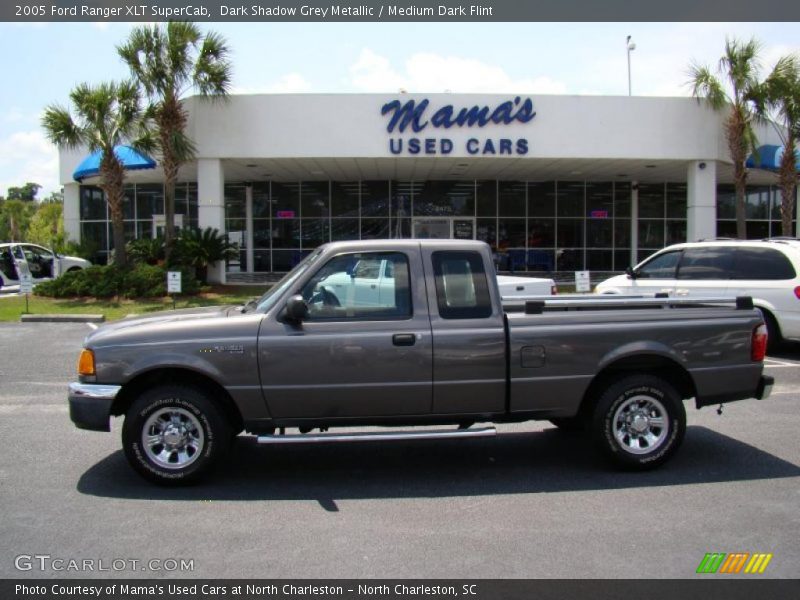 Dark Shadow Grey Metallic / Medium Dark Flint 2005 Ford Ranger XLT SuperCab