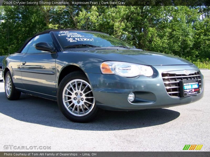 Magnesium Pearl / Dark Slate Gray 2006 Chrysler Sebring Touring Convertible