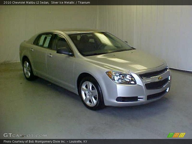 Silver Ice Metallic / Titanium 2010 Chevrolet Malibu LS Sedan