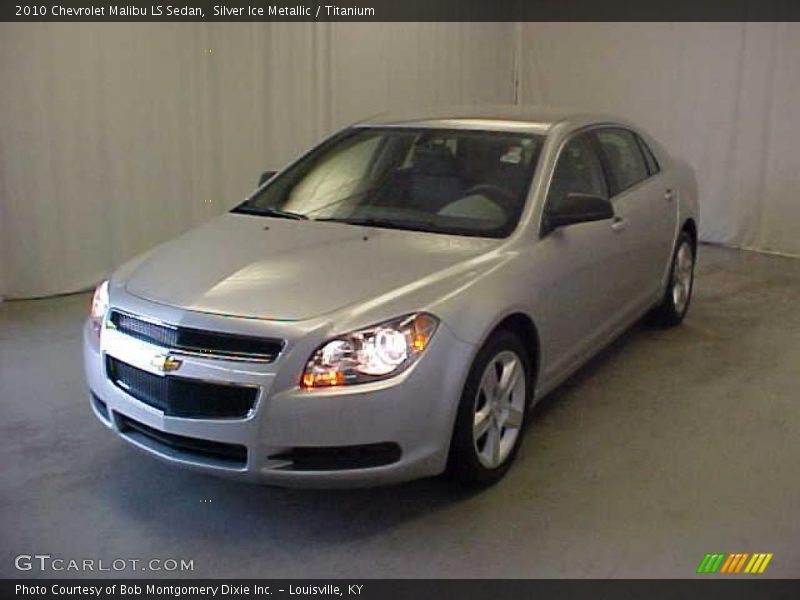 Silver Ice Metallic / Titanium 2010 Chevrolet Malibu LS Sedan