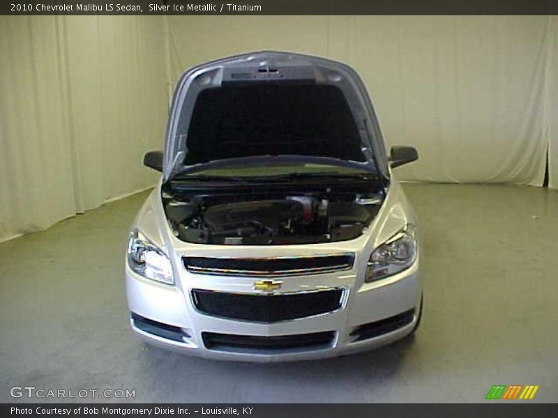 Silver Ice Metallic / Titanium 2010 Chevrolet Malibu LS Sedan