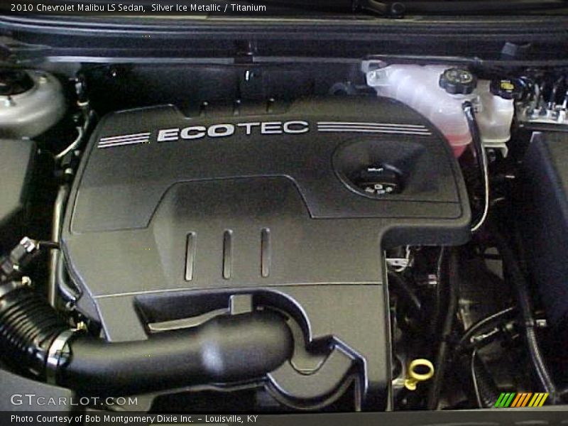 Silver Ice Metallic / Titanium 2010 Chevrolet Malibu LS Sedan