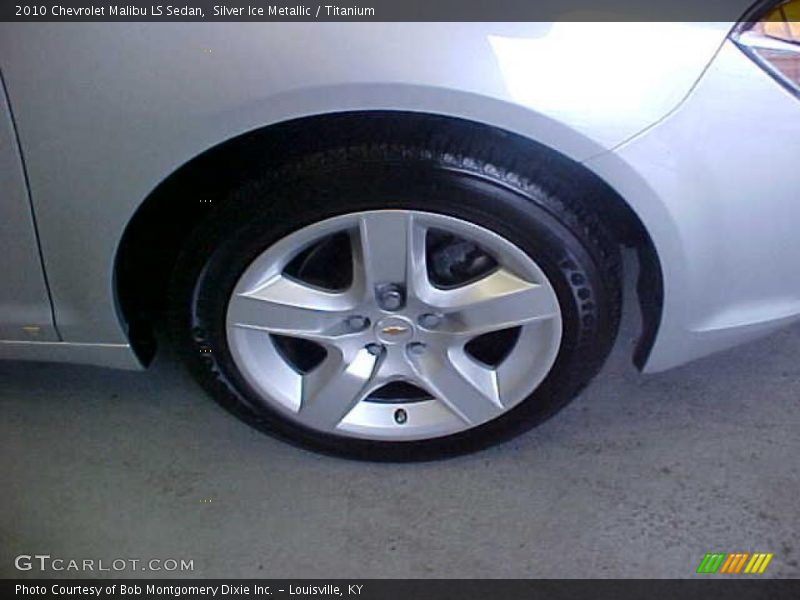 Silver Ice Metallic / Titanium 2010 Chevrolet Malibu LS Sedan