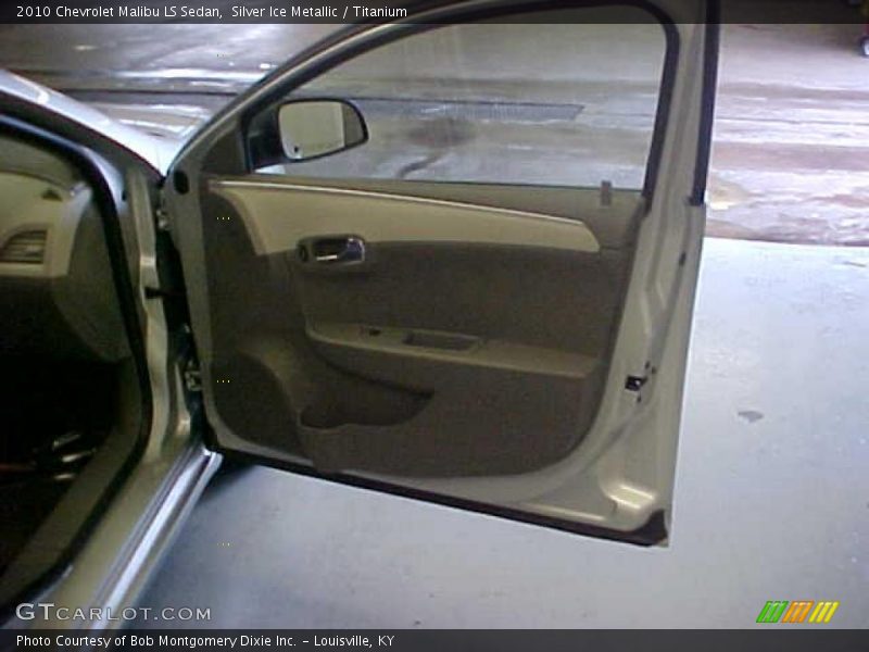 Silver Ice Metallic / Titanium 2010 Chevrolet Malibu LS Sedan