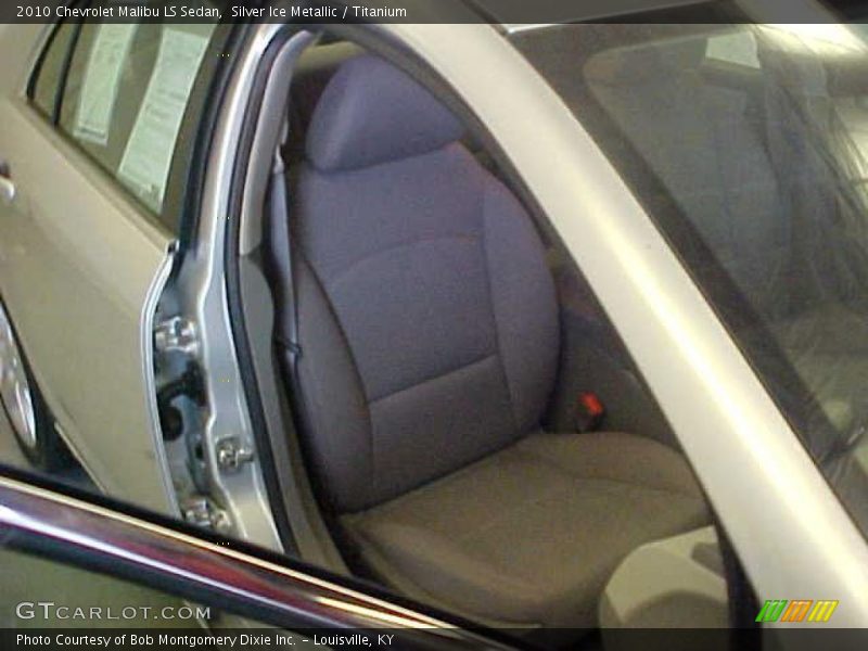 Silver Ice Metallic / Titanium 2010 Chevrolet Malibu LS Sedan