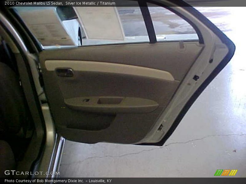 Silver Ice Metallic / Titanium 2010 Chevrolet Malibu LS Sedan