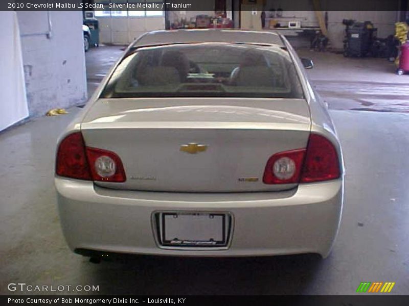 Silver Ice Metallic / Titanium 2010 Chevrolet Malibu LS Sedan