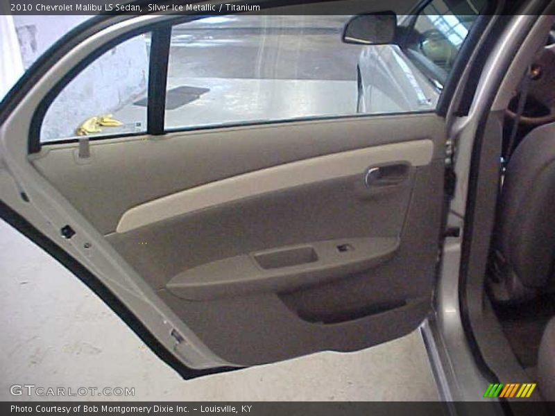 Silver Ice Metallic / Titanium 2010 Chevrolet Malibu LS Sedan