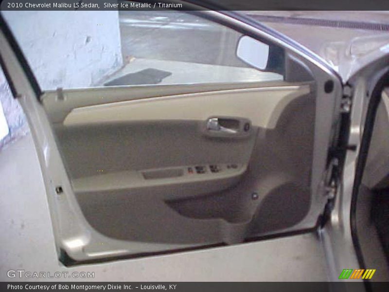 Silver Ice Metallic / Titanium 2010 Chevrolet Malibu LS Sedan