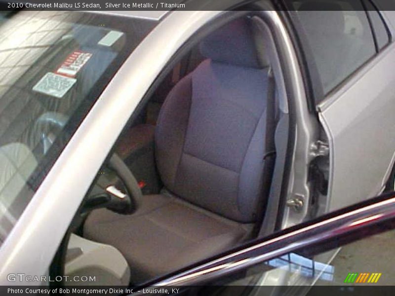 Silver Ice Metallic / Titanium 2010 Chevrolet Malibu LS Sedan