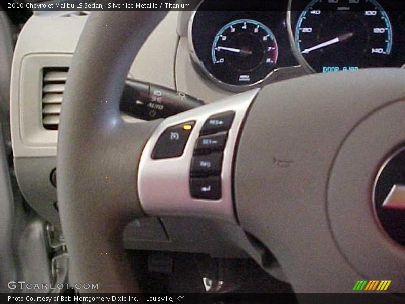 Silver Ice Metallic / Titanium 2010 Chevrolet Malibu LS Sedan