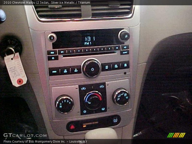 Silver Ice Metallic / Titanium 2010 Chevrolet Malibu LS Sedan