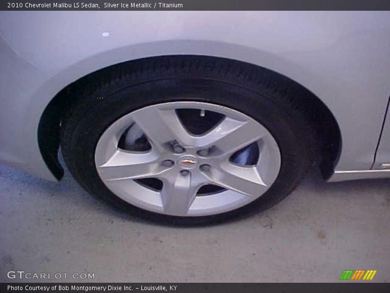 Silver Ice Metallic / Titanium 2010 Chevrolet Malibu LS Sedan