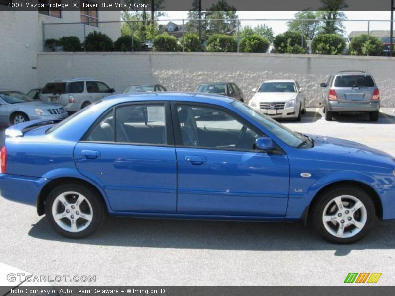 Laser Blue Mica / Gray 2003 Mazda Protege LX