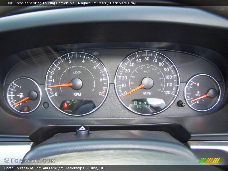 Magnesium Pearl / Dark Slate Gray 2006 Chrysler Sebring Touring Convertible