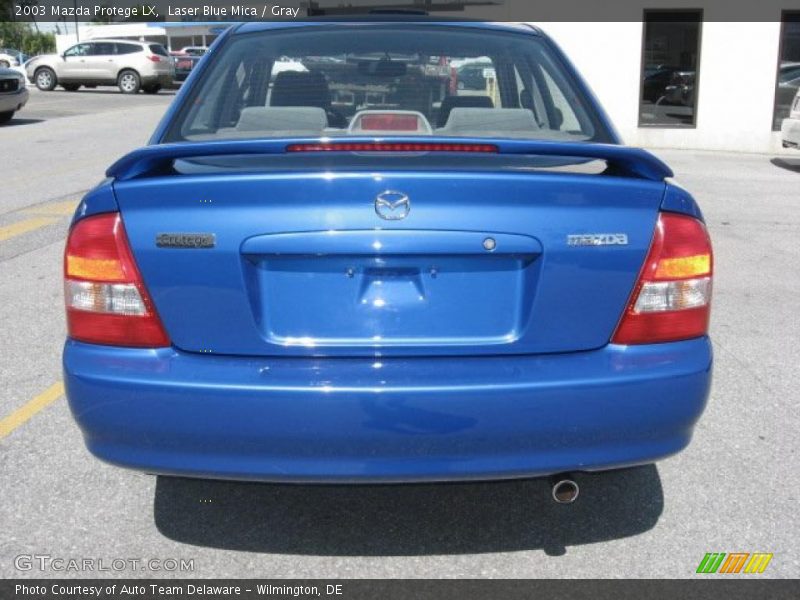 Laser Blue Mica / Gray 2003 Mazda Protege LX