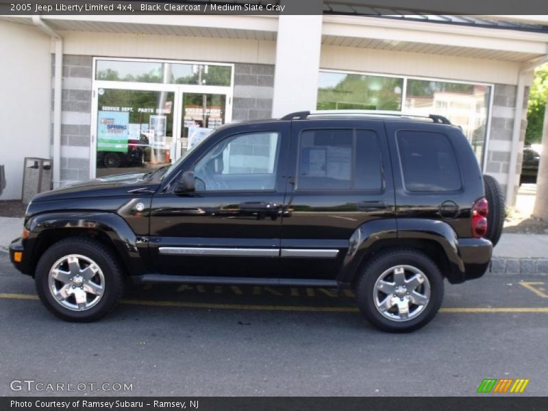 Black Clearcoat / Medium Slate Gray 2005 Jeep Liberty Limited 4x4