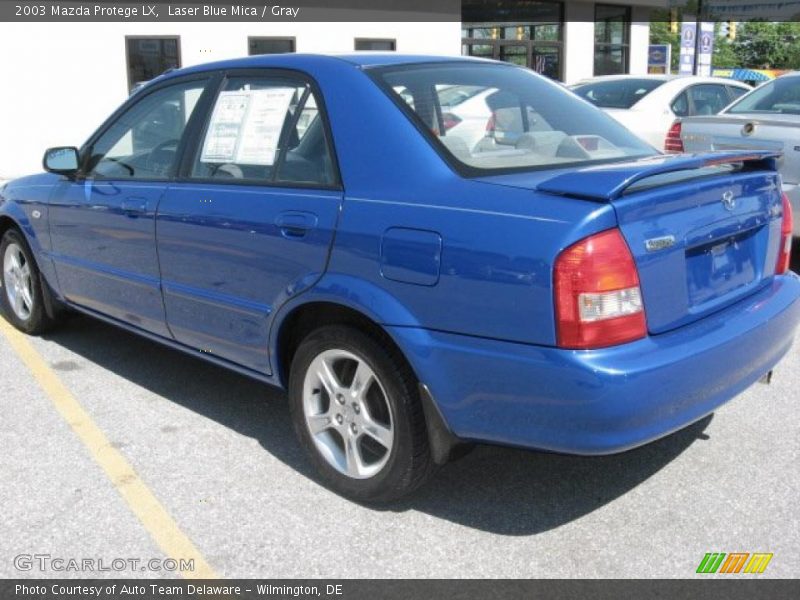 Laser Blue Mica / Gray 2003 Mazda Protege LX