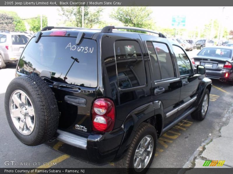 Black Clearcoat / Medium Slate Gray 2005 Jeep Liberty Limited 4x4