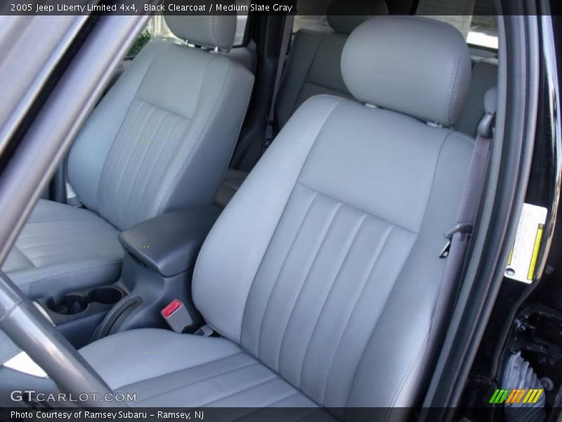 Black Clearcoat / Medium Slate Gray 2005 Jeep Liberty Limited 4x4