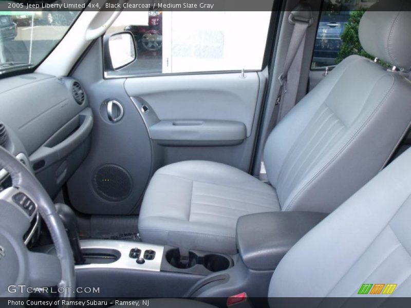 Black Clearcoat / Medium Slate Gray 2005 Jeep Liberty Limited 4x4