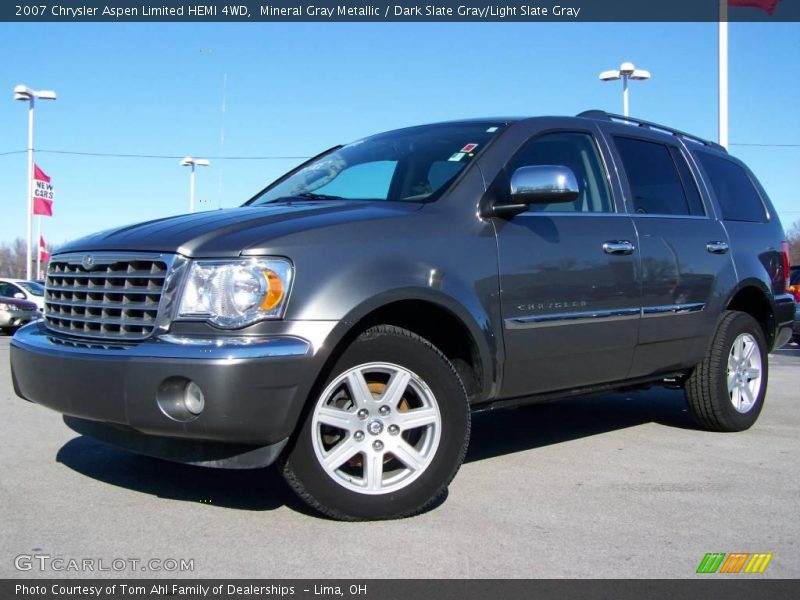 Mineral Gray Metallic / Dark Slate Gray/Light Slate Gray 2007 Chrysler Aspen Limited HEMI 4WD