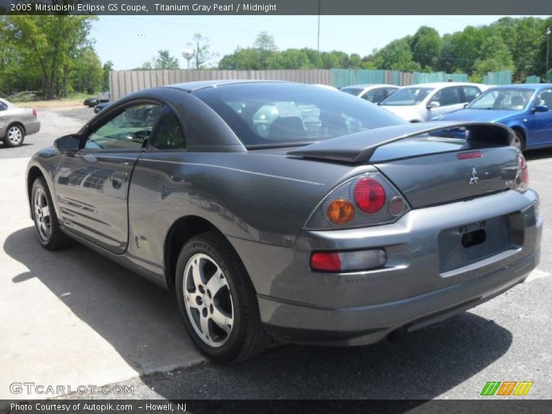 Titanium Gray Pearl / Midnight 2005 Mitsubishi Eclipse GS Coupe