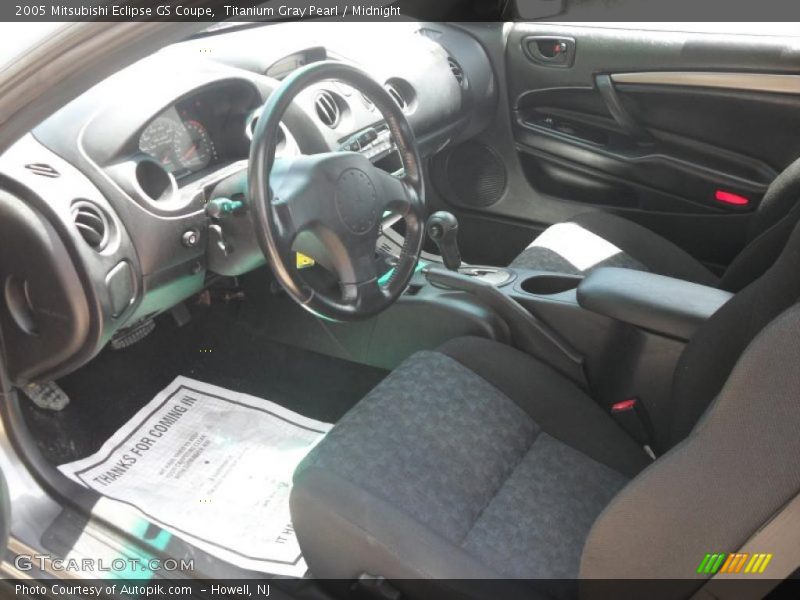 Titanium Gray Pearl / Midnight 2005 Mitsubishi Eclipse GS Coupe