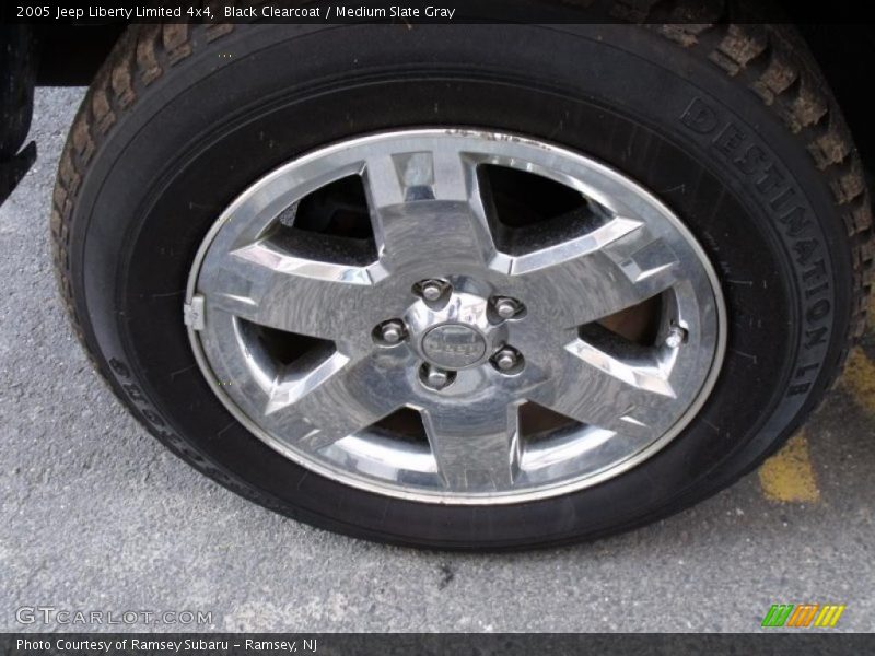 Black Clearcoat / Medium Slate Gray 2005 Jeep Liberty Limited 4x4