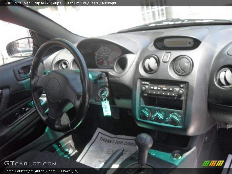 Titanium Gray Pearl / Midnight 2005 Mitsubishi Eclipse GS Coupe