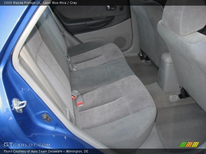 Laser Blue Mica / Gray 2003 Mazda Protege LX