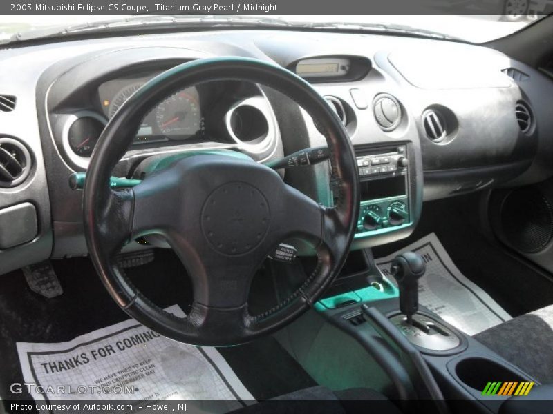 Titanium Gray Pearl / Midnight 2005 Mitsubishi Eclipse GS Coupe