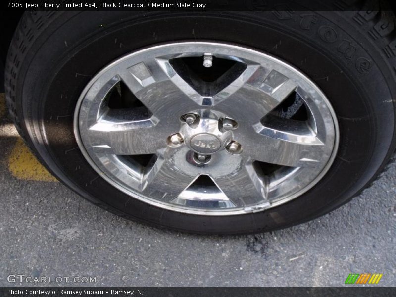 Black Clearcoat / Medium Slate Gray 2005 Jeep Liberty Limited 4x4