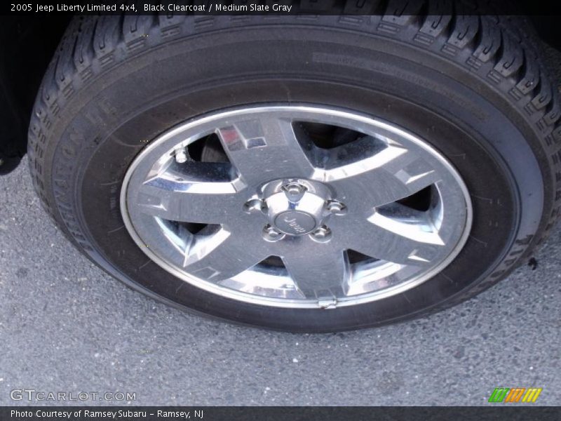 Black Clearcoat / Medium Slate Gray 2005 Jeep Liberty Limited 4x4