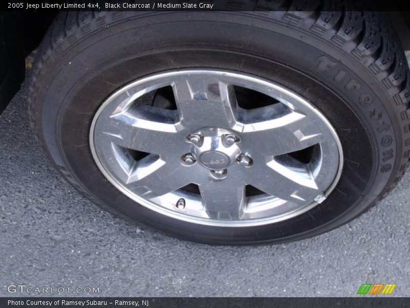 Black Clearcoat / Medium Slate Gray 2005 Jeep Liberty Limited 4x4