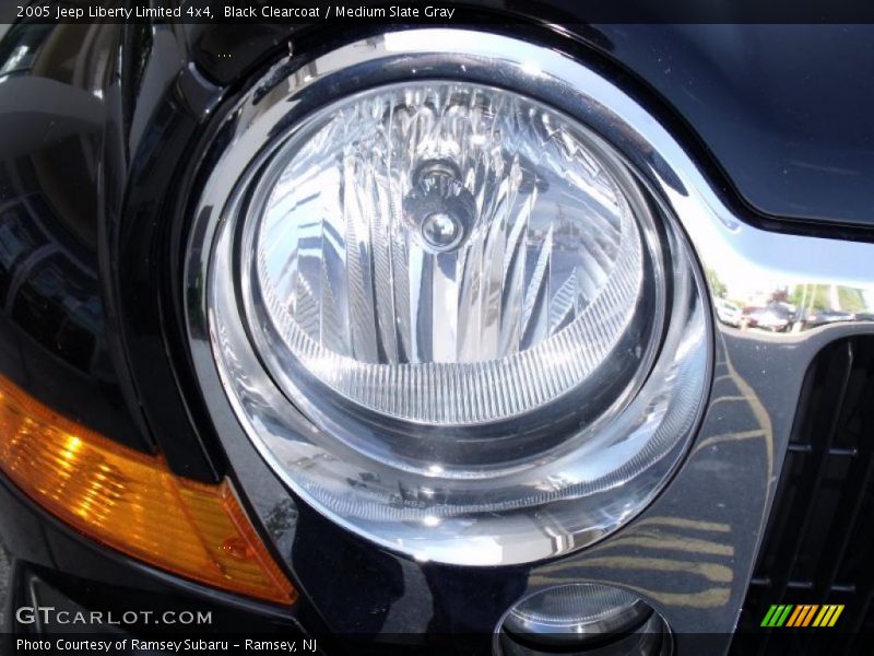 Black Clearcoat / Medium Slate Gray 2005 Jeep Liberty Limited 4x4